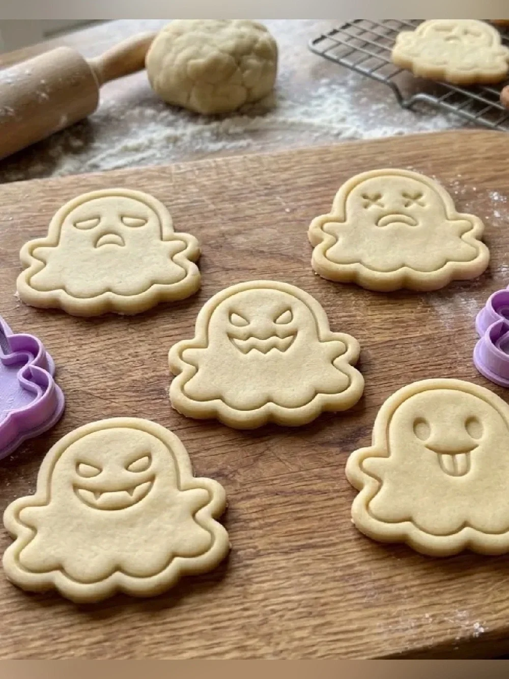 Halloween Ghost Cookie Cutter Set -